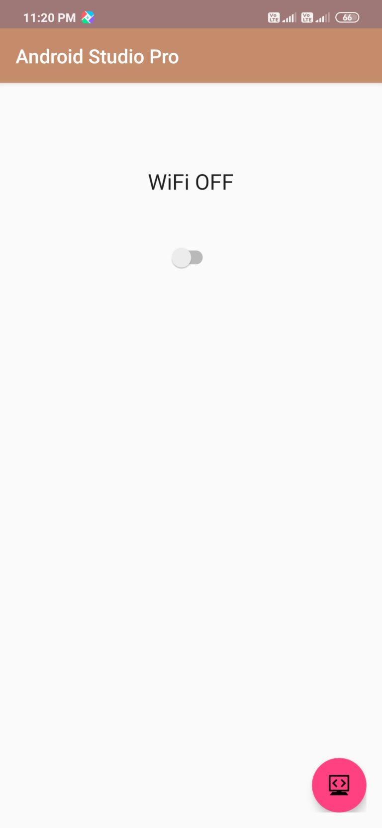 enable disable wifi android studio source code - Free Education