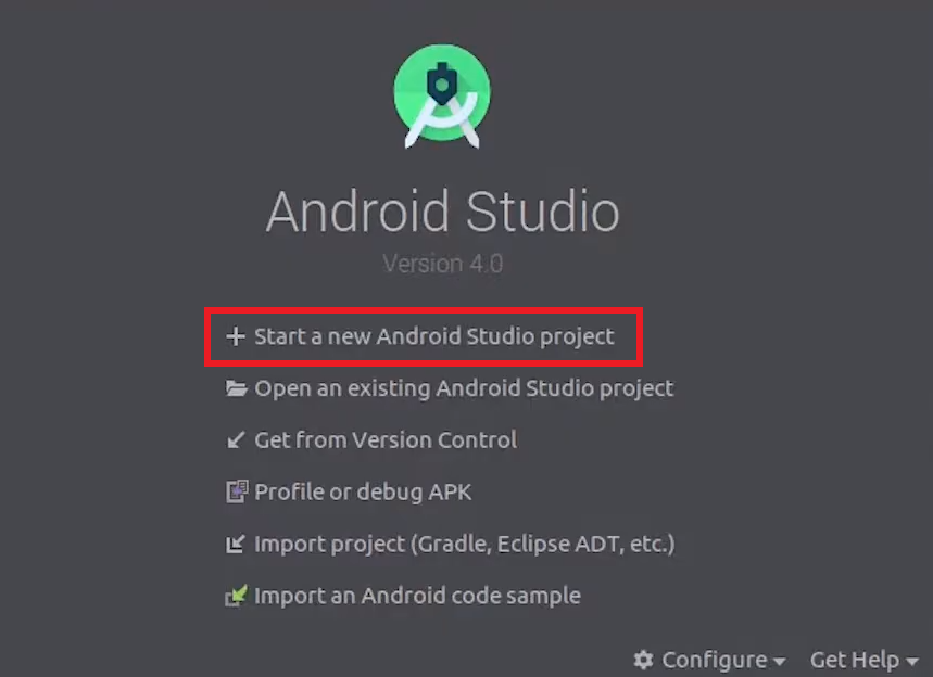 How To Create Project in Android Studio using Kotlin